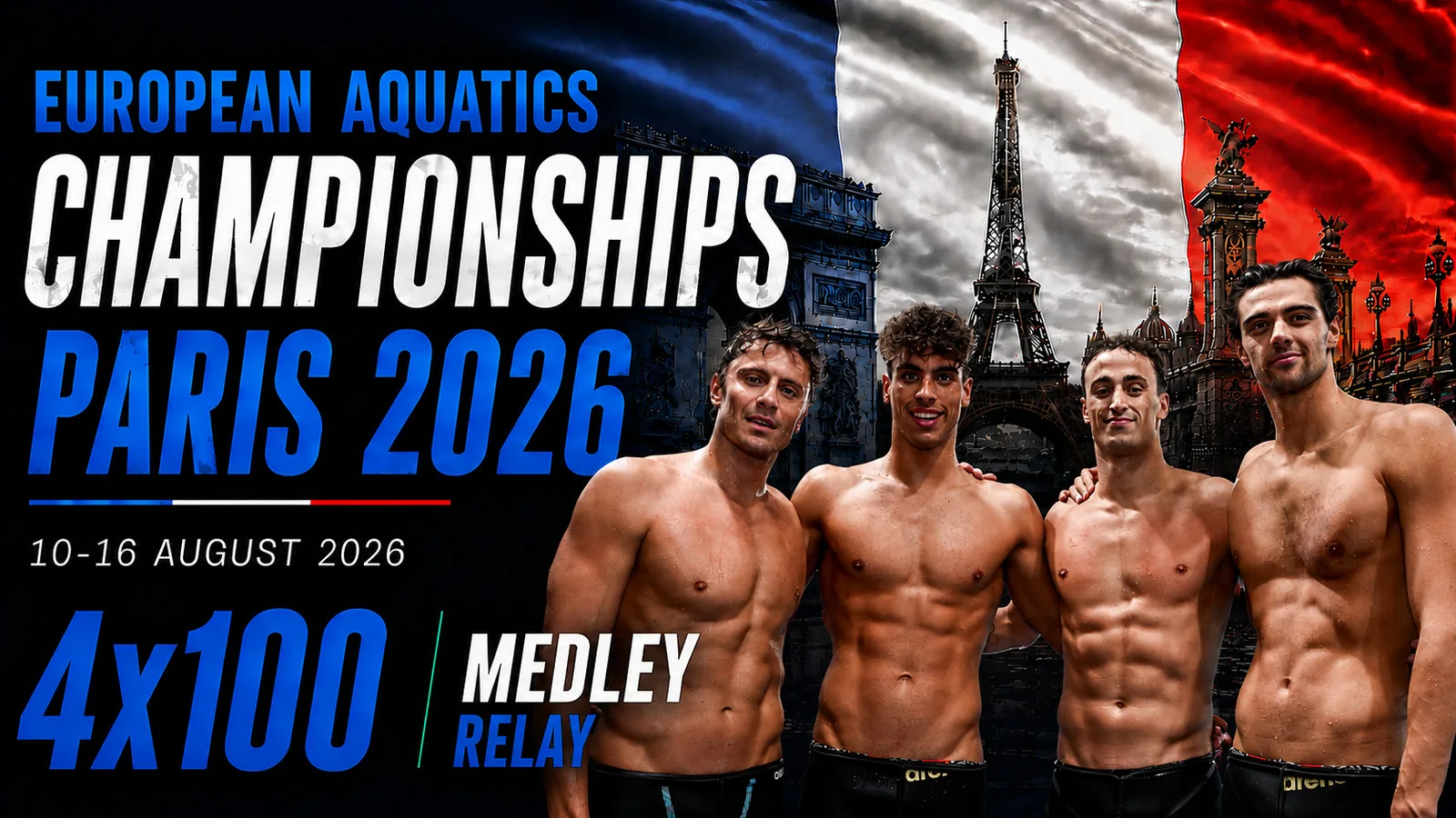 Paris 2026 · 4x100 mista