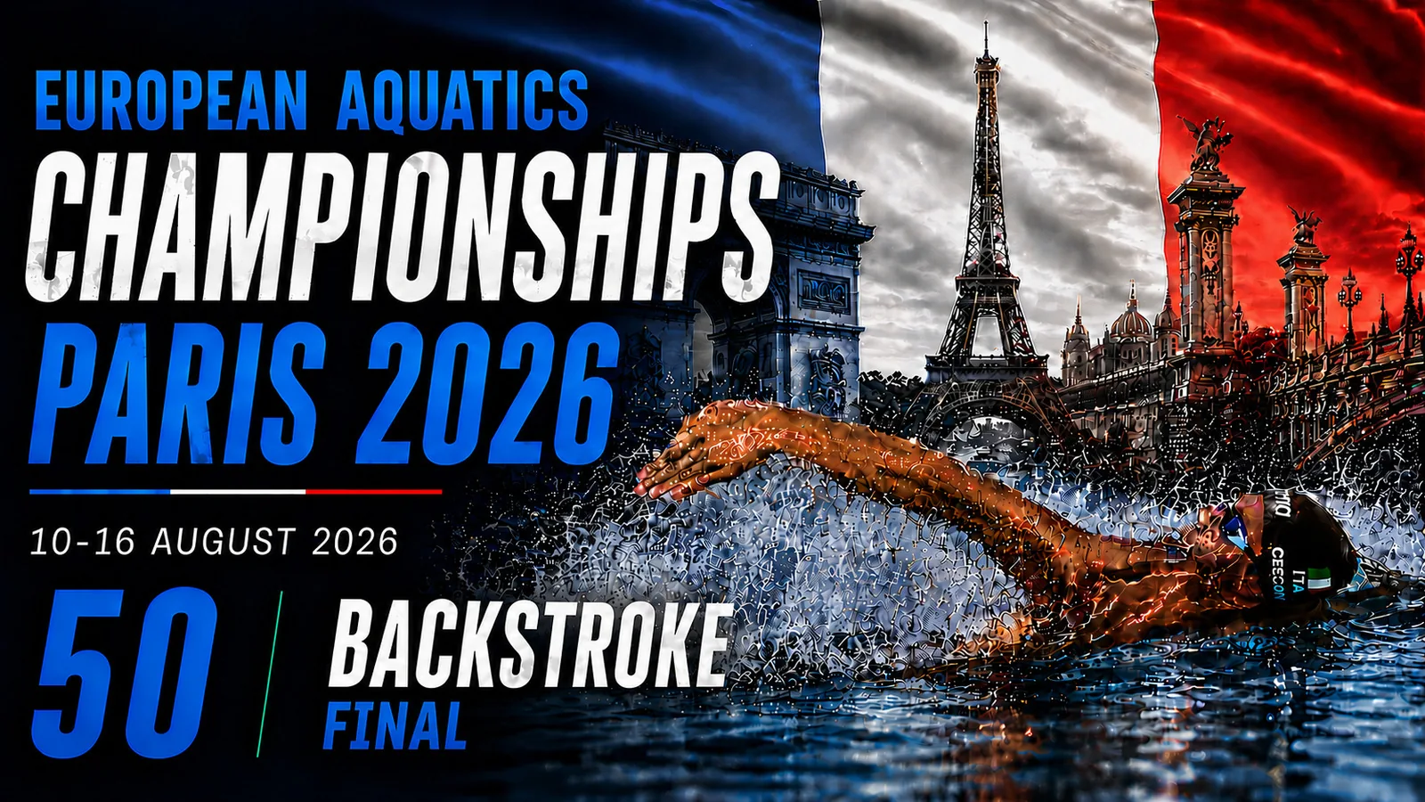 Paris 2026 · 50 dorso, finale