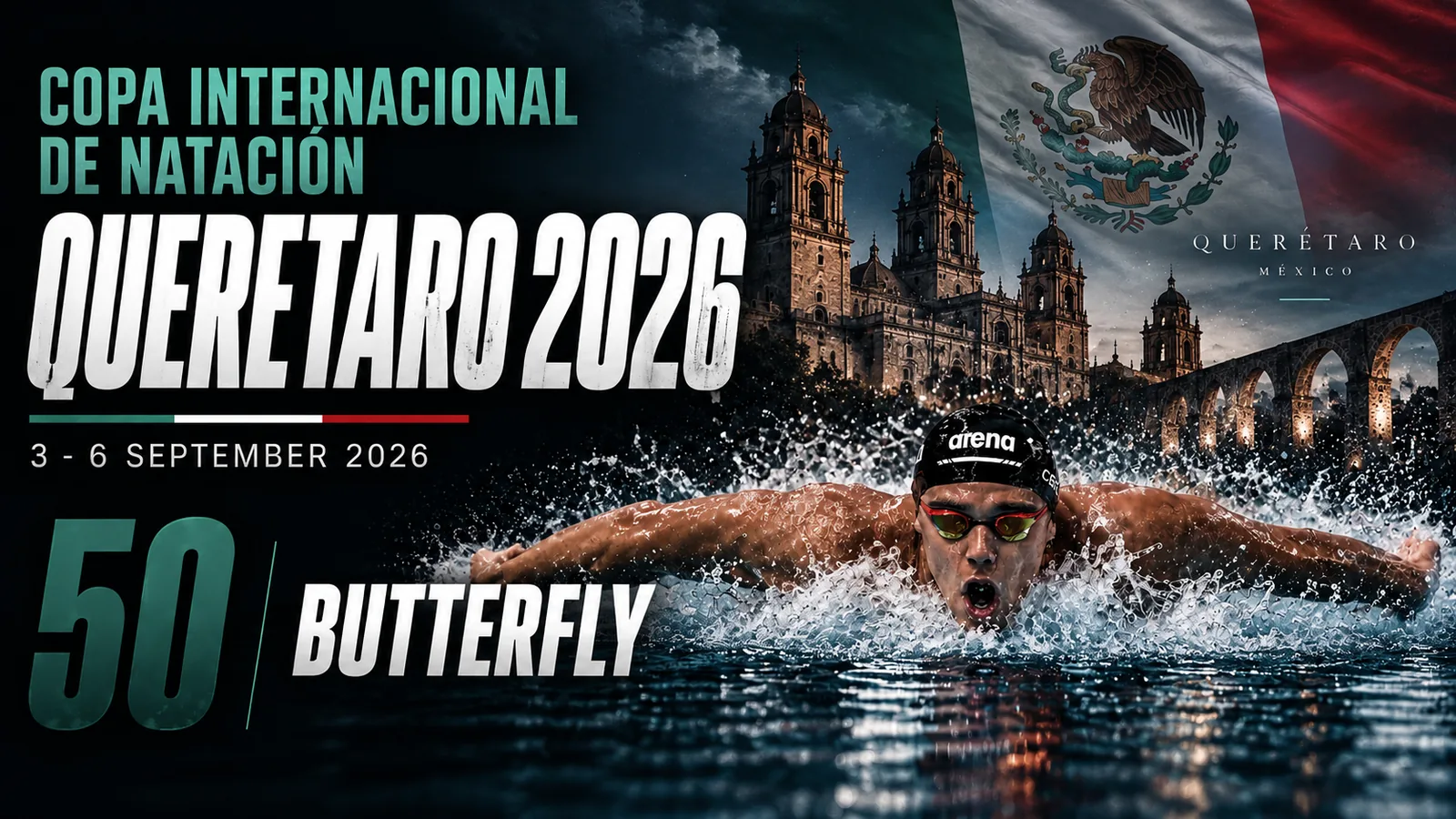 Querétaro 2026 · 50 farfalla