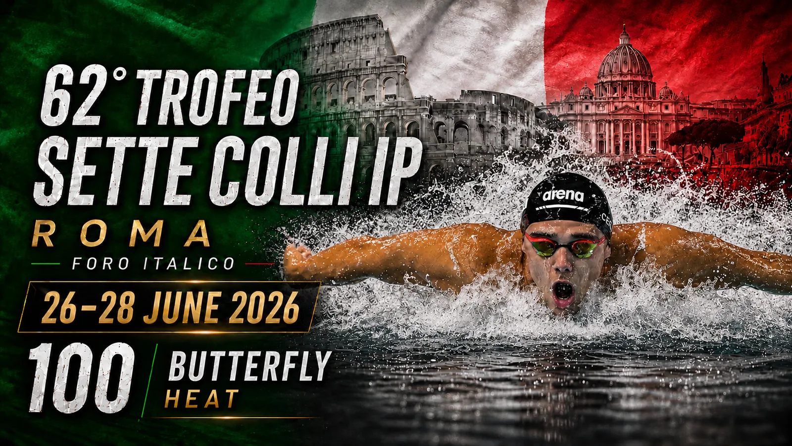 Sette Colli Roma · 100 farfalla